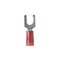 Panduit Fork Terminal, #6 Stud Size, 16 AWG, 600 V, Nylon Insulated, Red, 1000 PK PN18-6FF-M - alternate 1